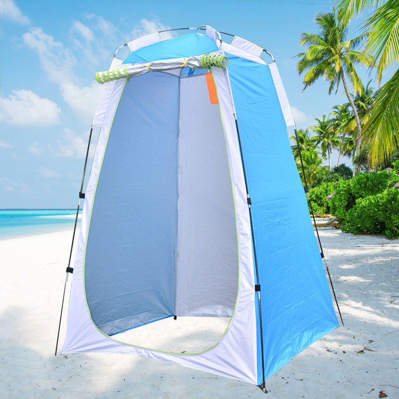 Cheap Goat Tents Outdoor Shower Tent Camp Beach Camping Tent Quick Automatic Pop Up Rain Shelter Tent Portable Privacy Shower Toilet Portable Tents 